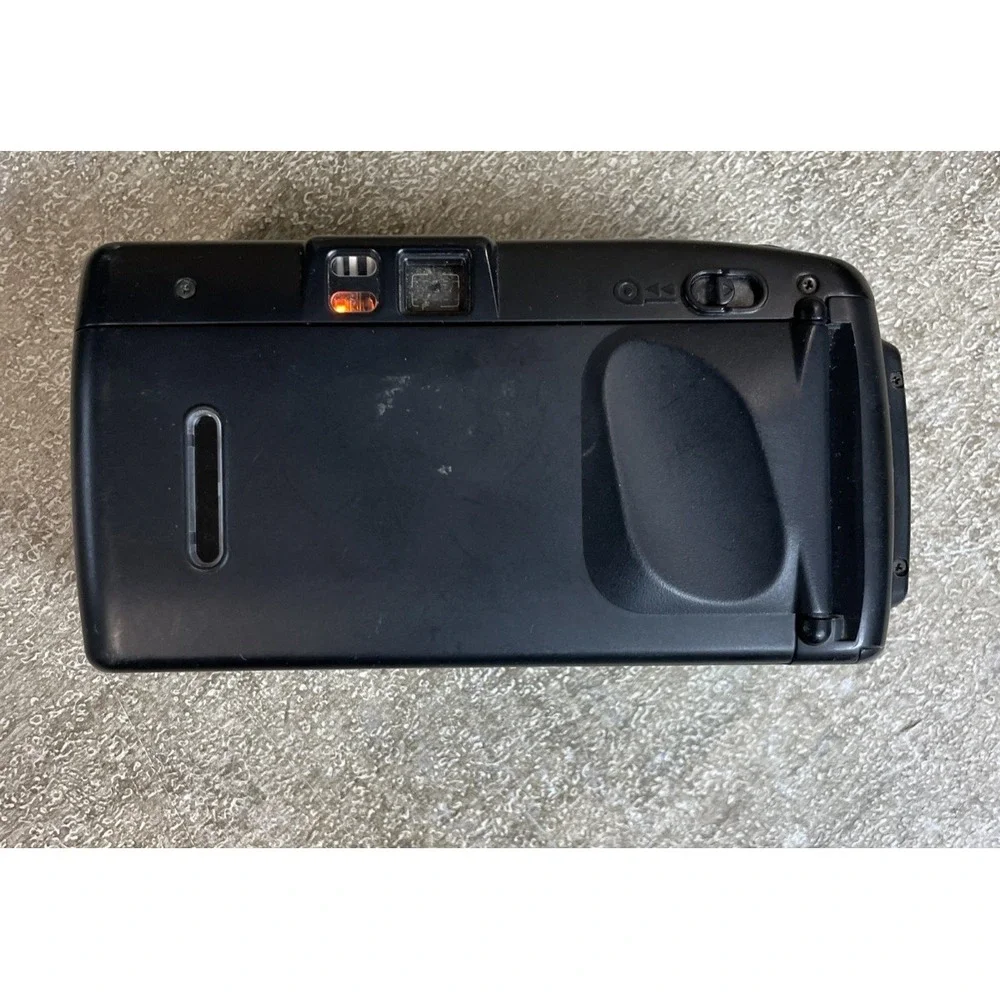 Olympus Trip Panorama 35mm Film Point N Shoot Camera Black Tested